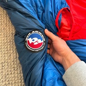 Big Agnes Anvil Horn 30 sleeping bag and Air Core Ultra pump bag
